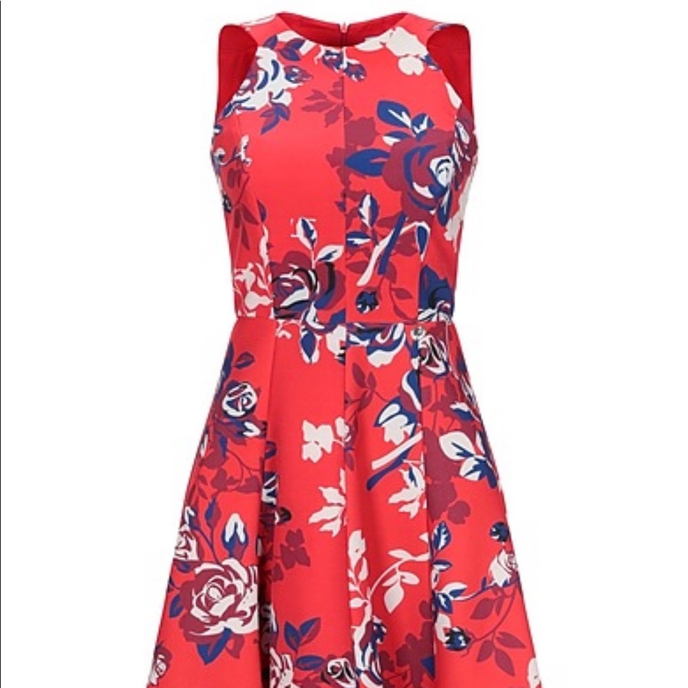 Red Floral Liu Jo Short Dress